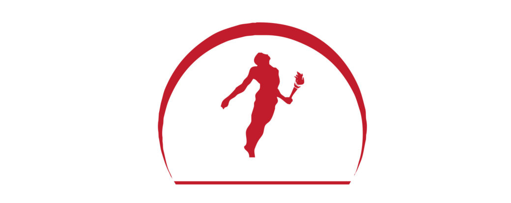 Logo rosso con omino Prometeus