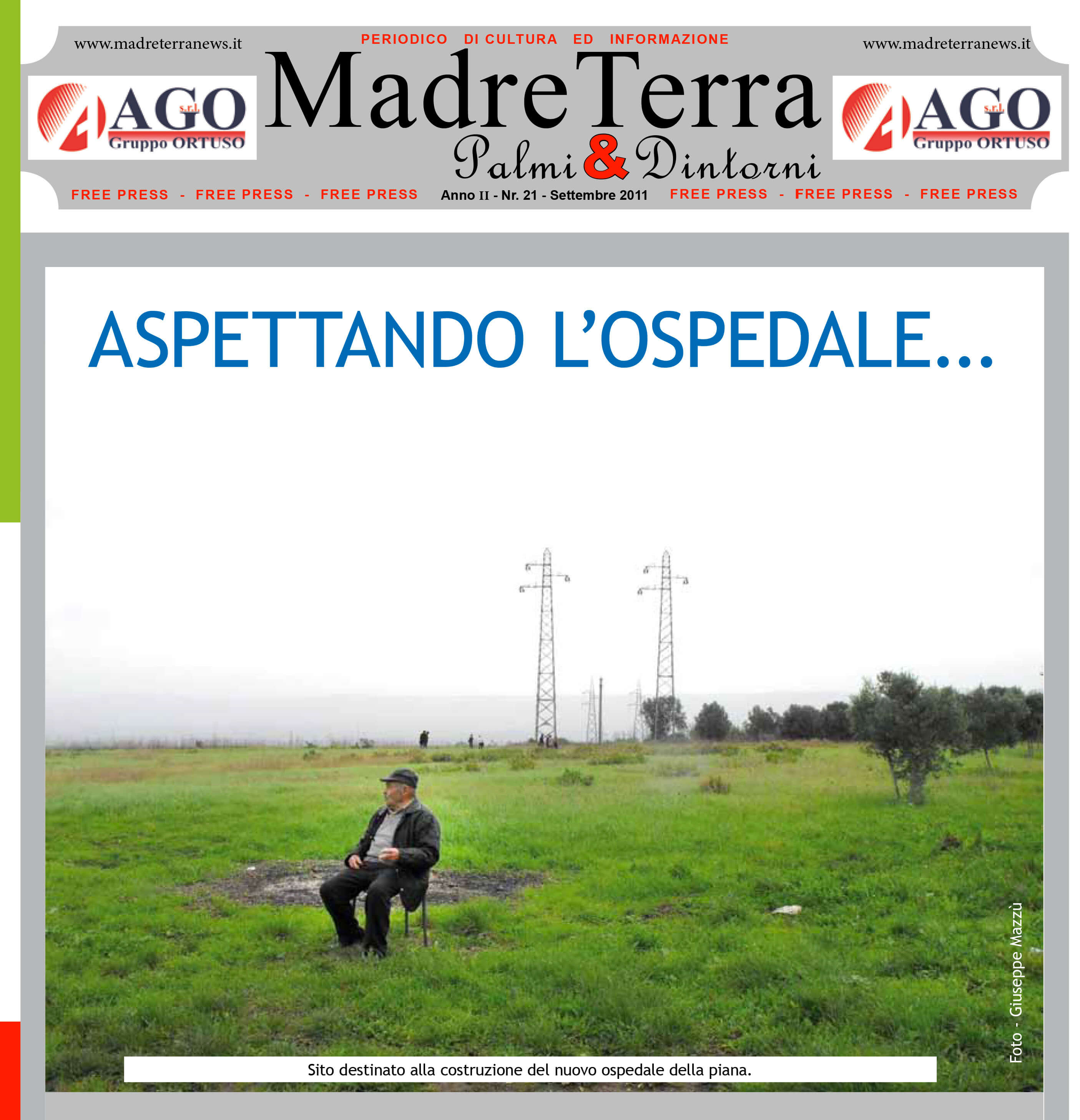 Articolo Madreterra Nuovo Ospedale della Piana